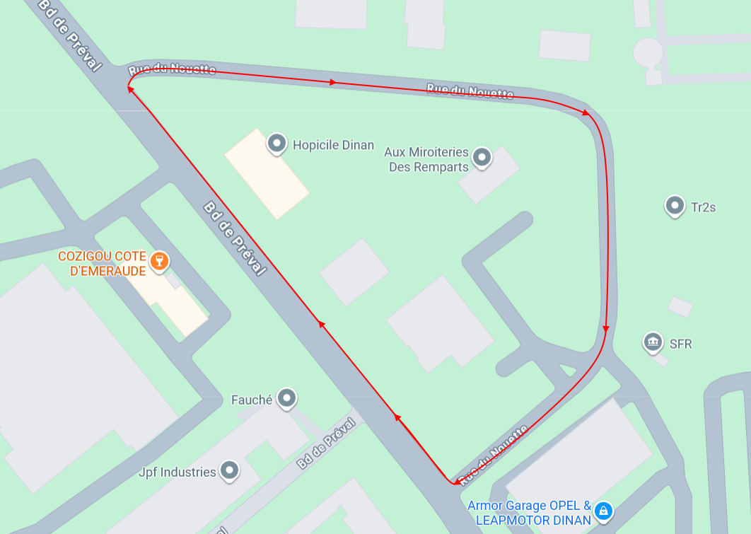 Plan du circuit